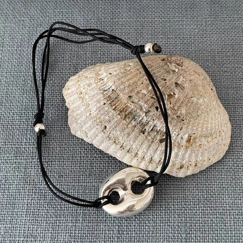 Bracelet Grain De Café Femme Élégant Cordon Ajustable