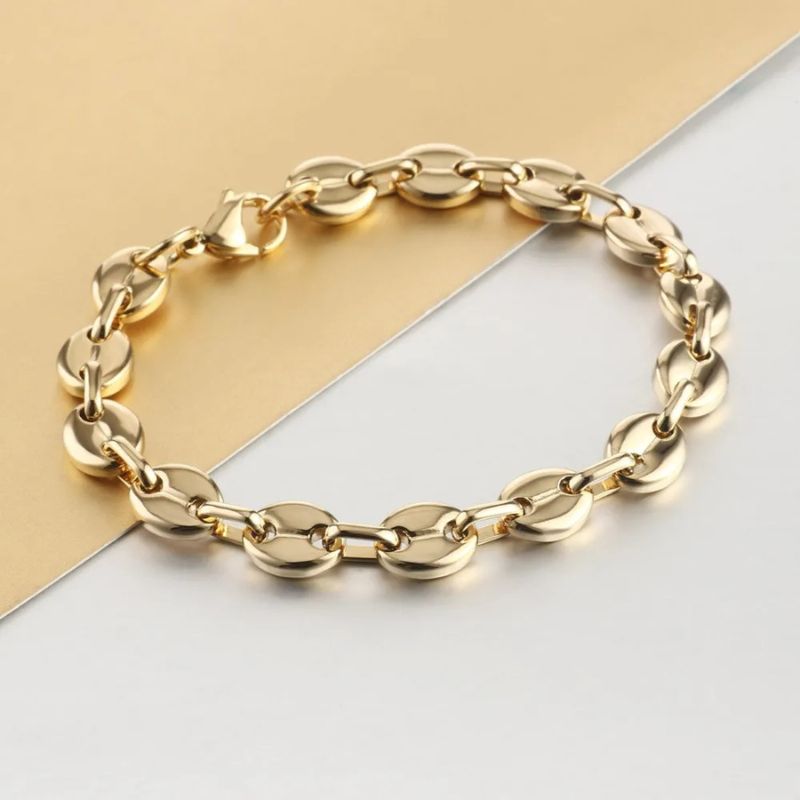 Bracelet Graine de Café Homme Sobre – Acier Inoxydable