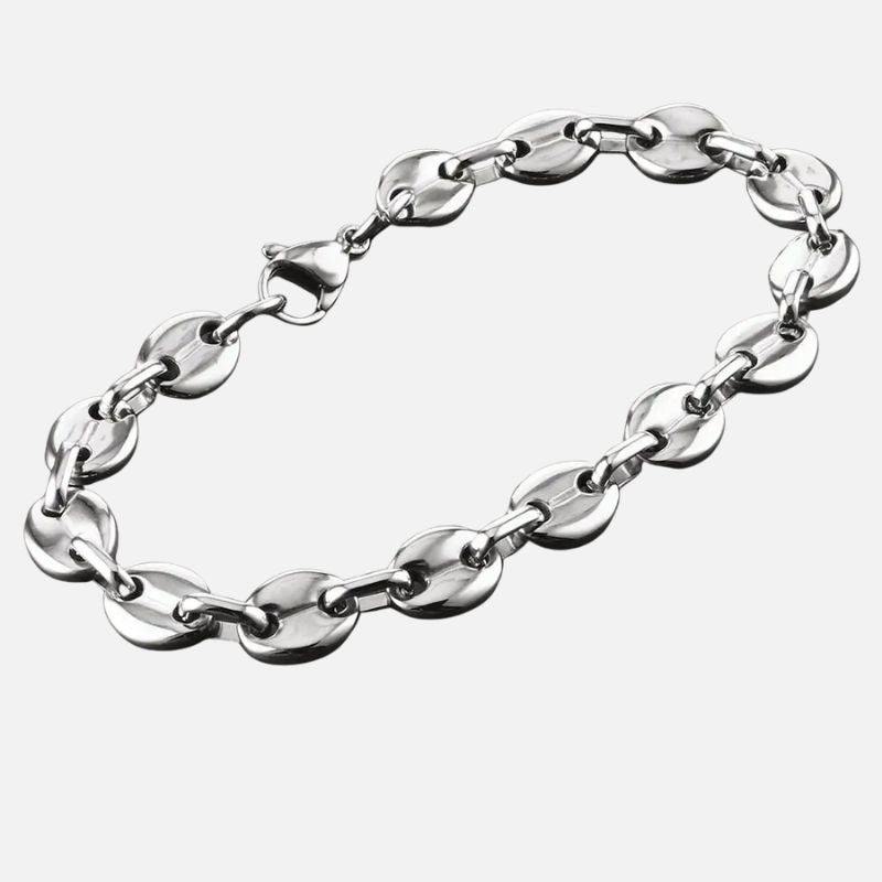 Bracelet Graine de Café Homme Sobre – Acier Inoxydable