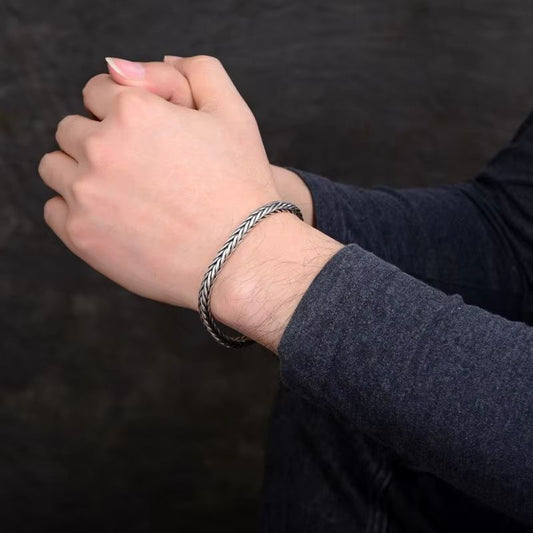 Bracelet Homme Argent Finesse et Ancrage