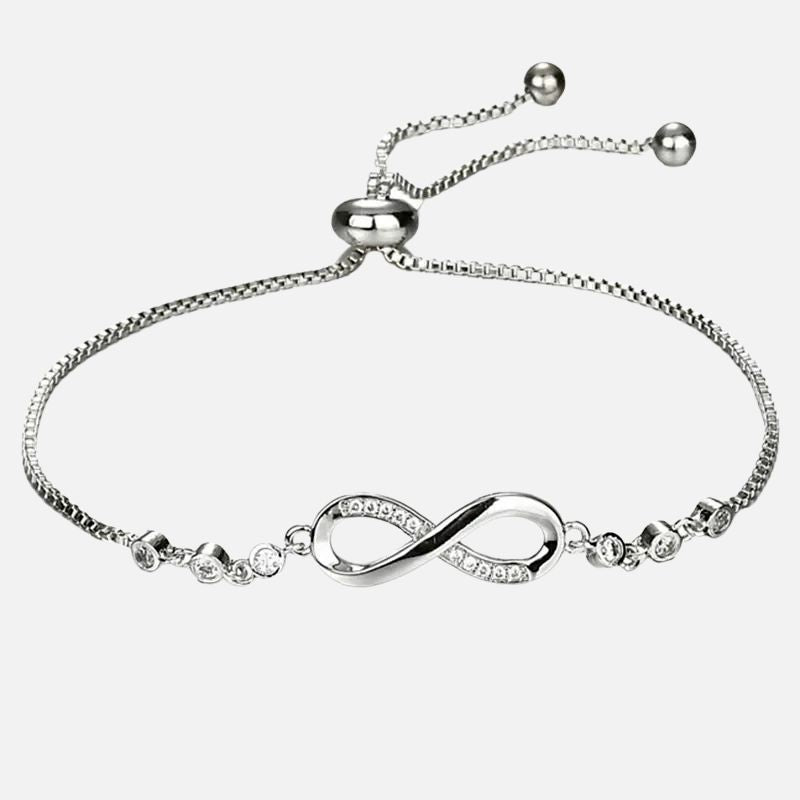 Bracelet Infini Femme Ajustable En Maille