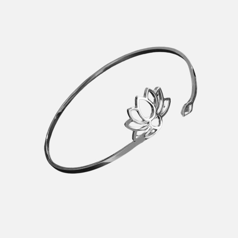 Bracelet Lotus Femme Acier Inoxydable Sacré