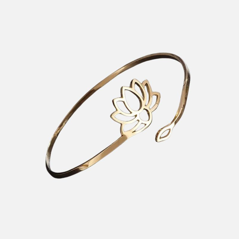 Bracelet Lotus Femme Acier Inoxydable Sacré