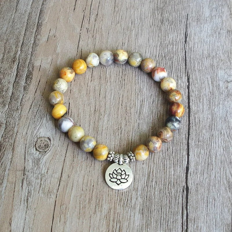 Bracelet Lotus Homme Sérénité Et Force