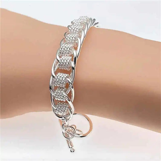 Bracelet Maille Délicat en Argent
