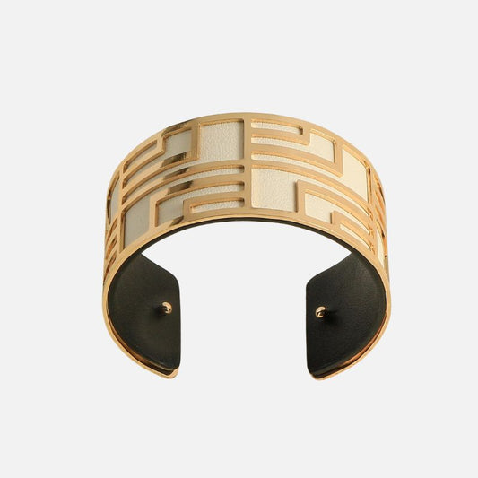 Bracelet Manchette Femme Doré Et Réversible