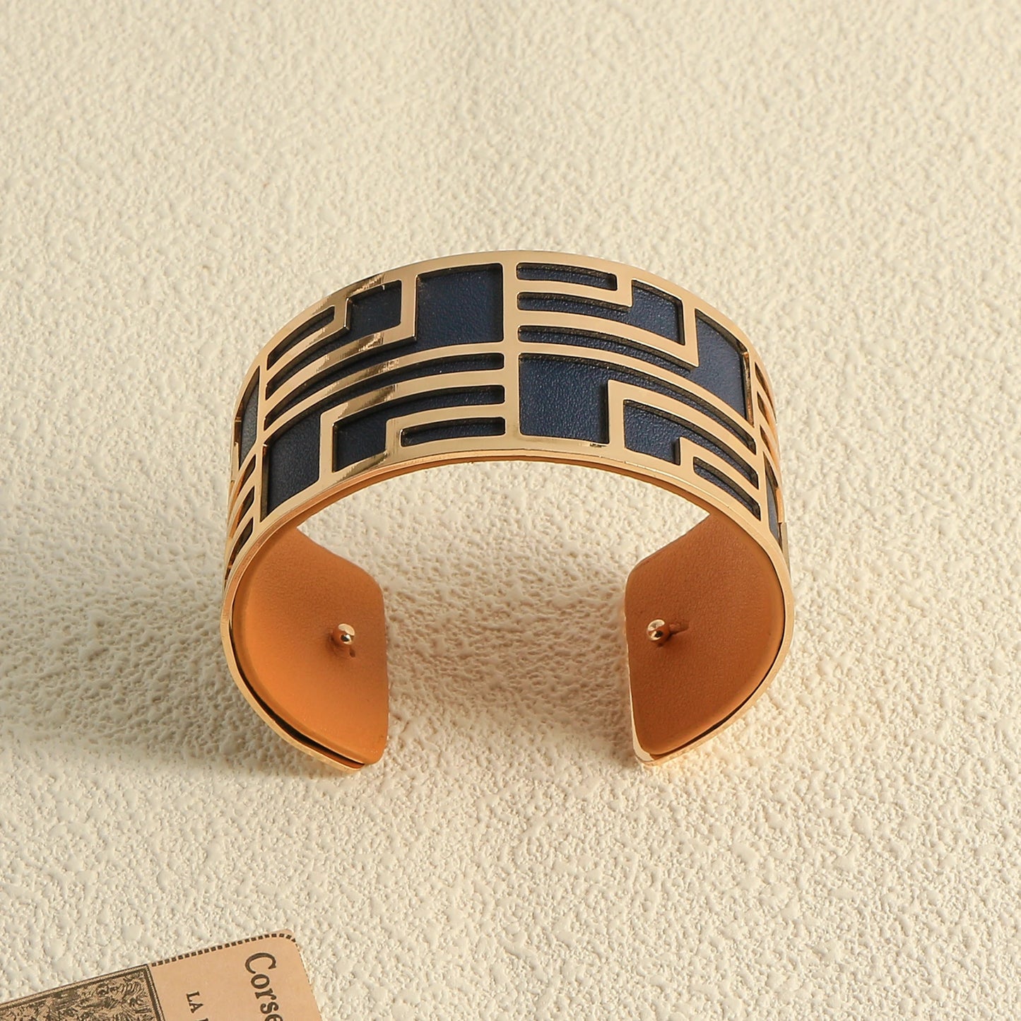 Bracelet Manchette Femme Doré Et Réversible