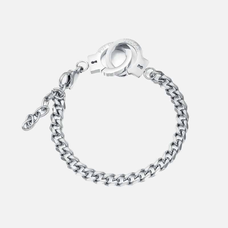 Bracelet Menotte Homme Force Brute – Acier Inoxydable