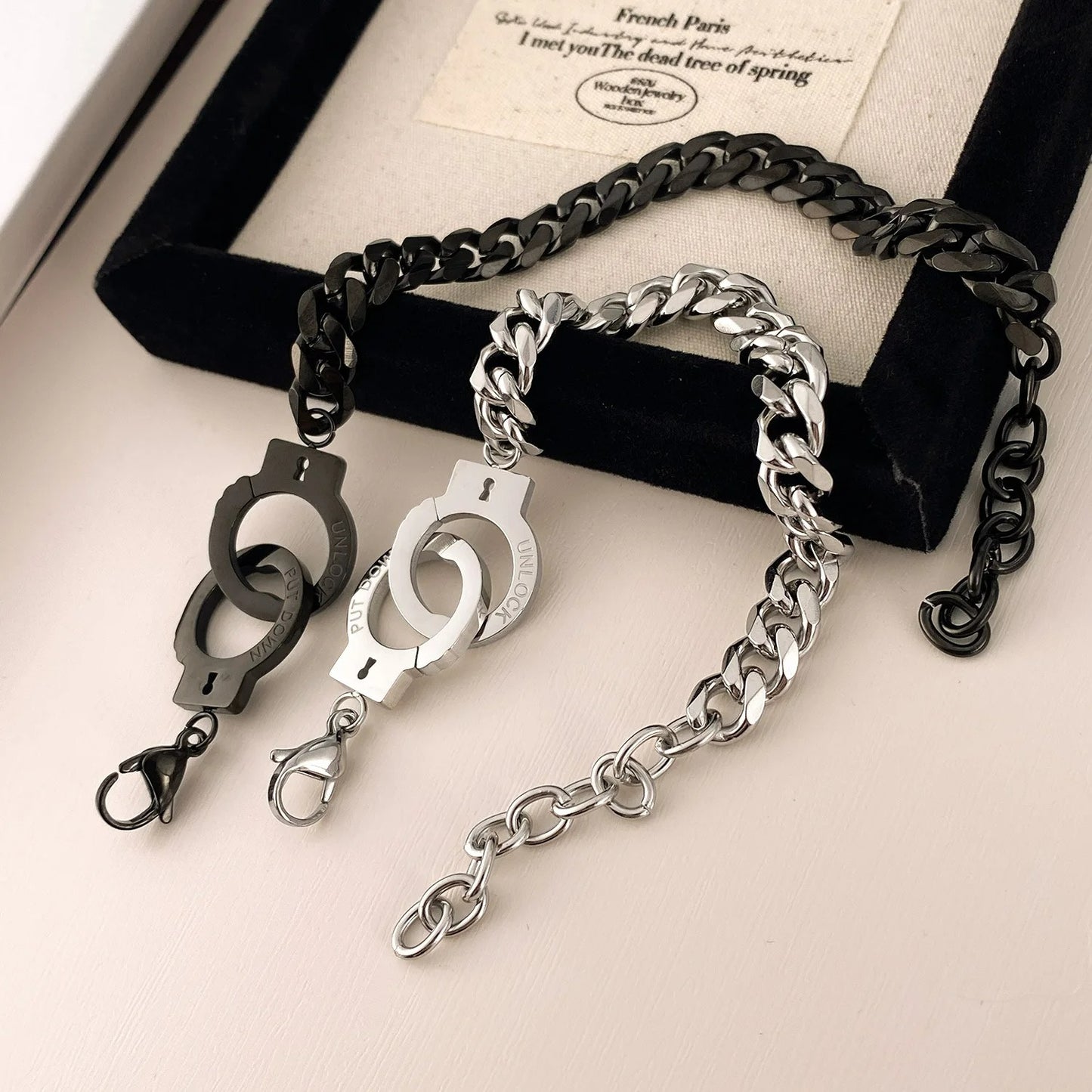 Bracelet Menotte Homme Force Brute – Acier Inoxydable