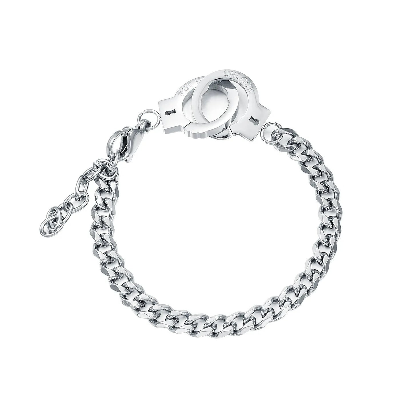 Bracelet Menotte Homme Force Brute – Acier Inoxydable