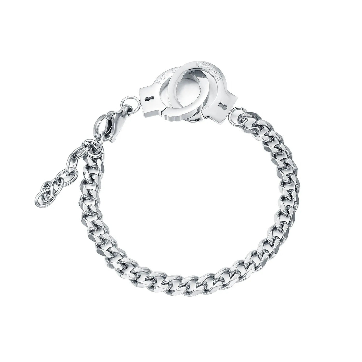 Bracelet Menotte Homme Force Brute – Acier Inoxydable