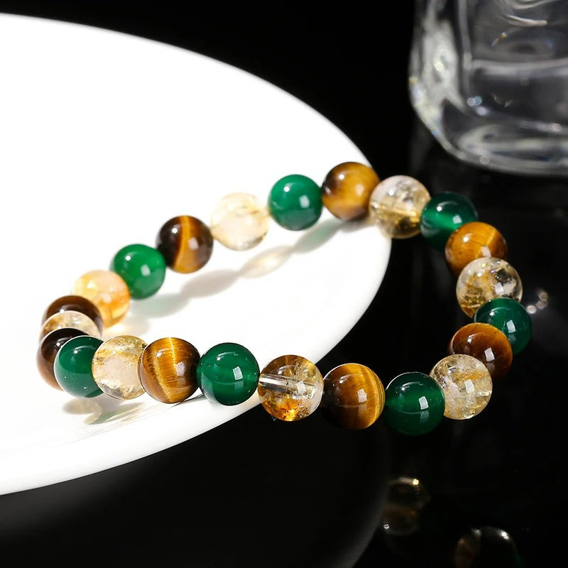 Bracelet Œil de Tigre Femme Raffinement Et Force