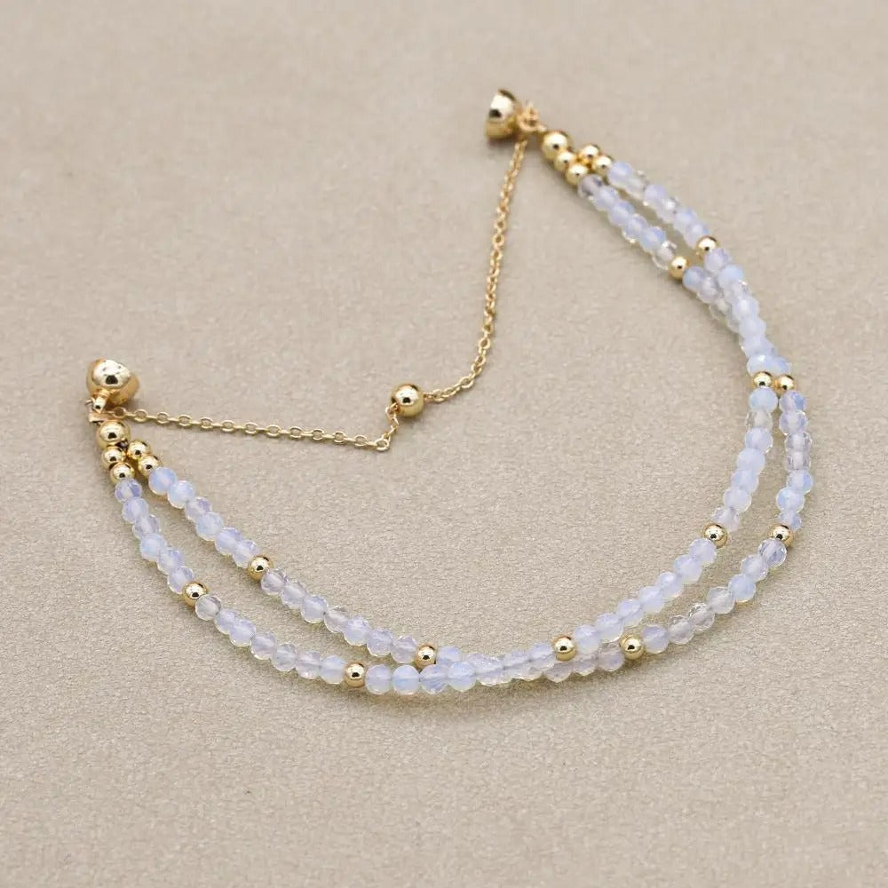 Bracelet Opale Aura Dorée