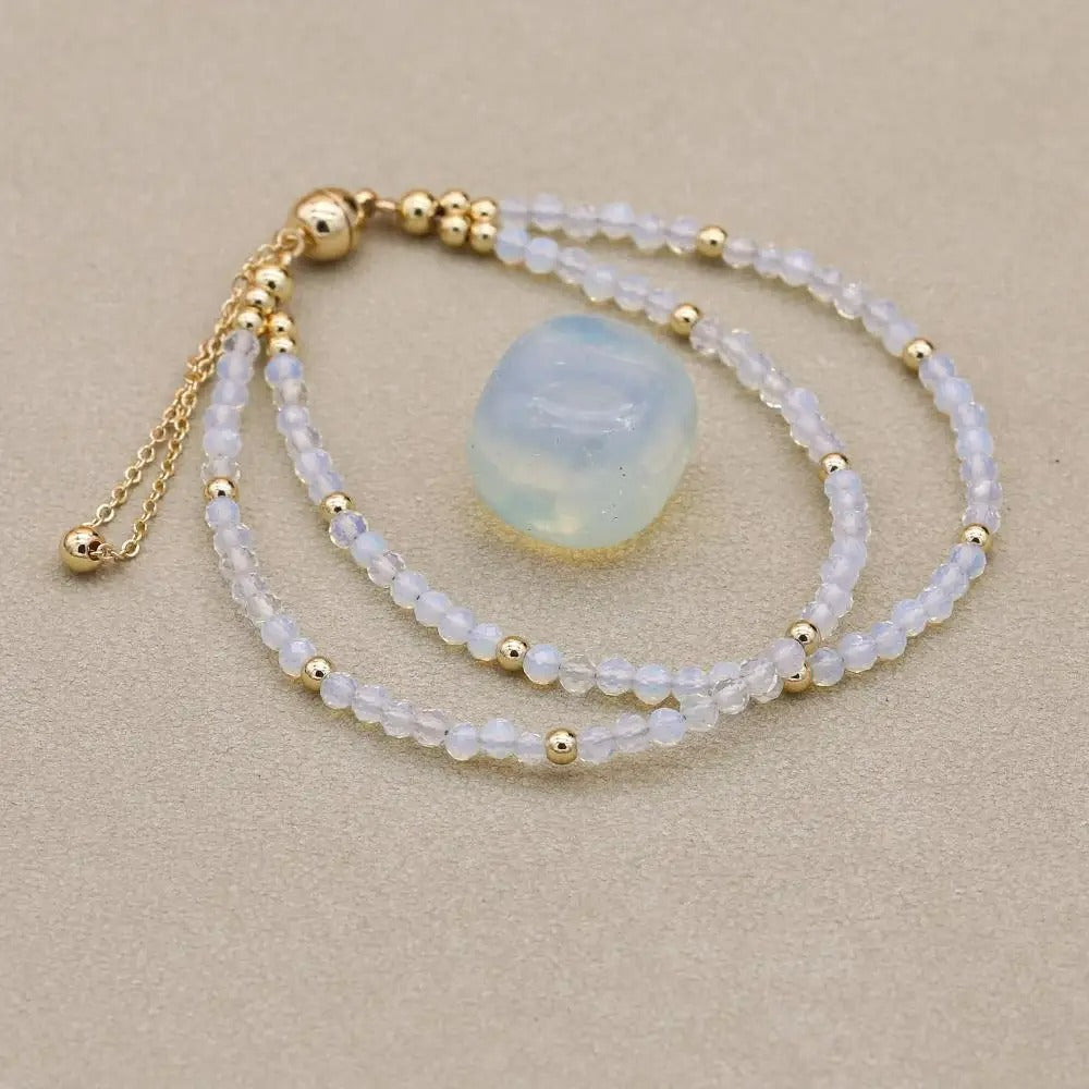Bracelet Opale Aura Dorée