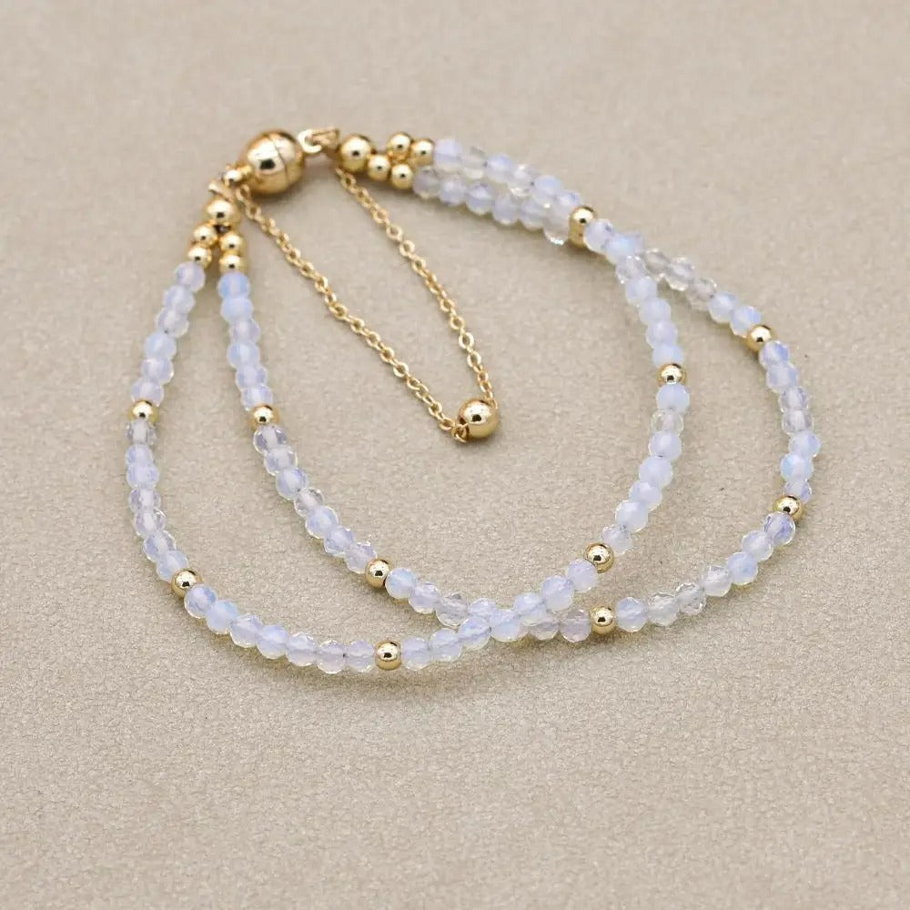 Bracelet Opale Aura Dorée