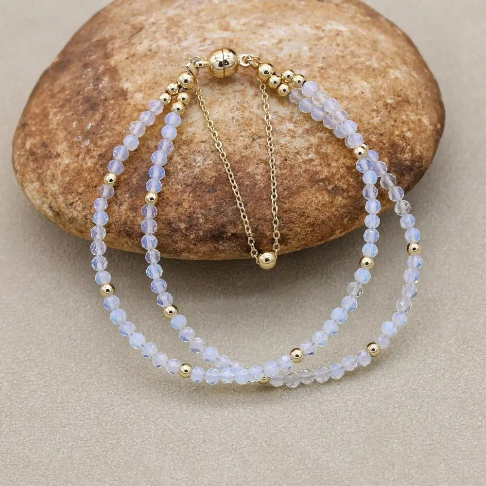 Bracelet Opale Aura Dorée