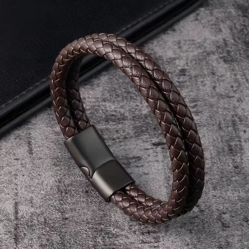Bracelet Papa Authentique en Cuir