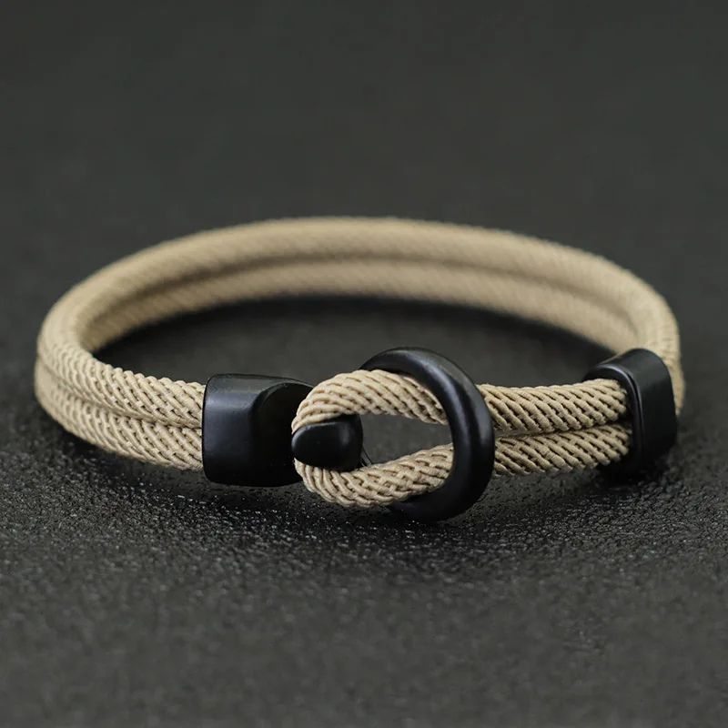 Bracelet Papa en Double Corde