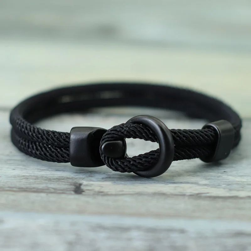 Bracelet Papa en Double Corde