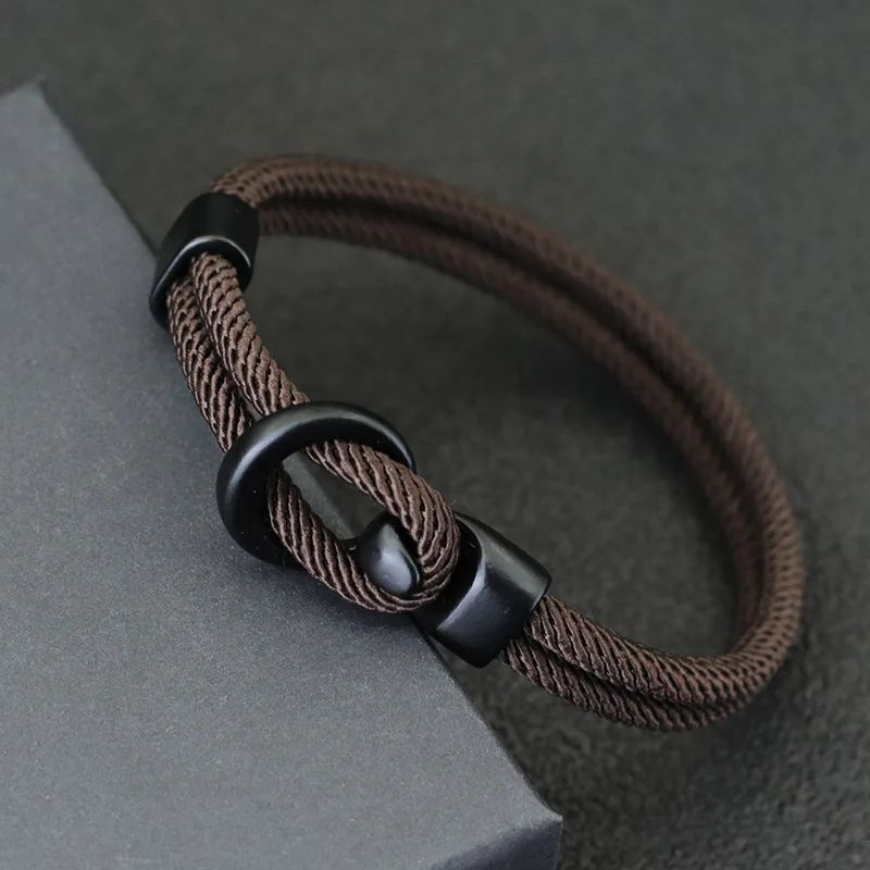 Bracelet Papa en Double Corde