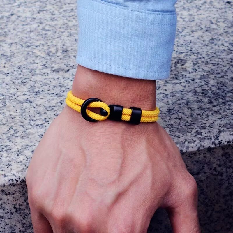 Bracelet Papa en Double Corde