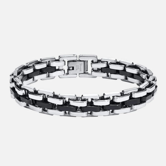 Bracelet Papa en Maillon en Acier Inoxydable
