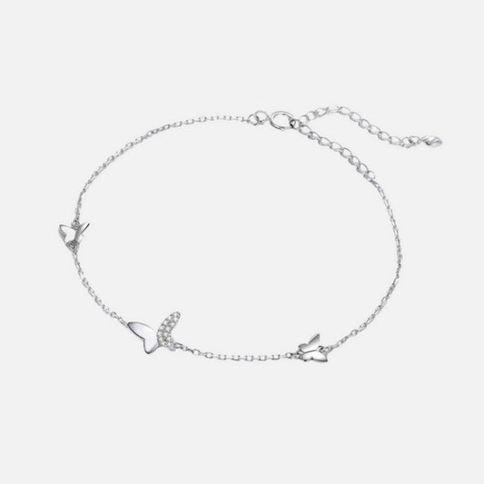 Bracelet Papillon Maille Fine
