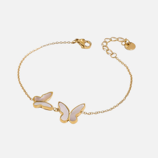 Bracelet Papillon Moderne en Acier Inoxydable