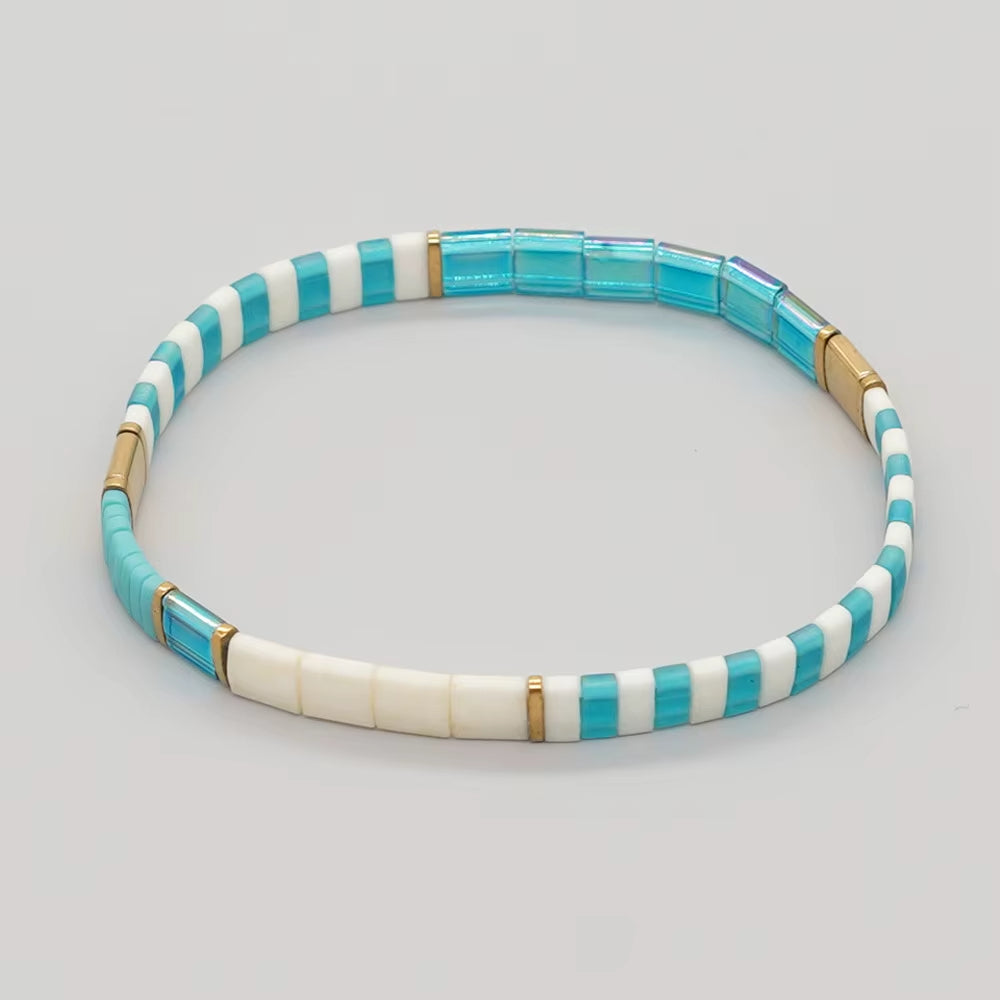 Bracelet Perle Plate Style Bohème