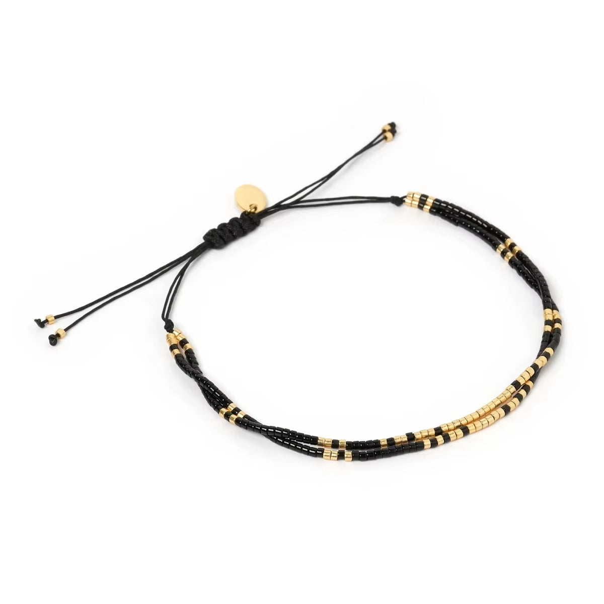 Bracelet Perle de Rocaille Délicat sur fond blanc