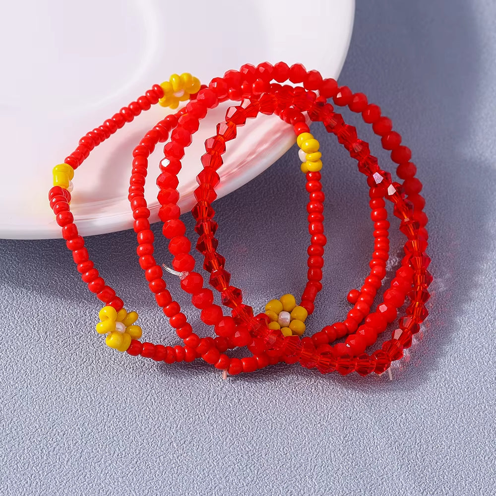 Bracelet Perle de Rocaille Ensemble de 4