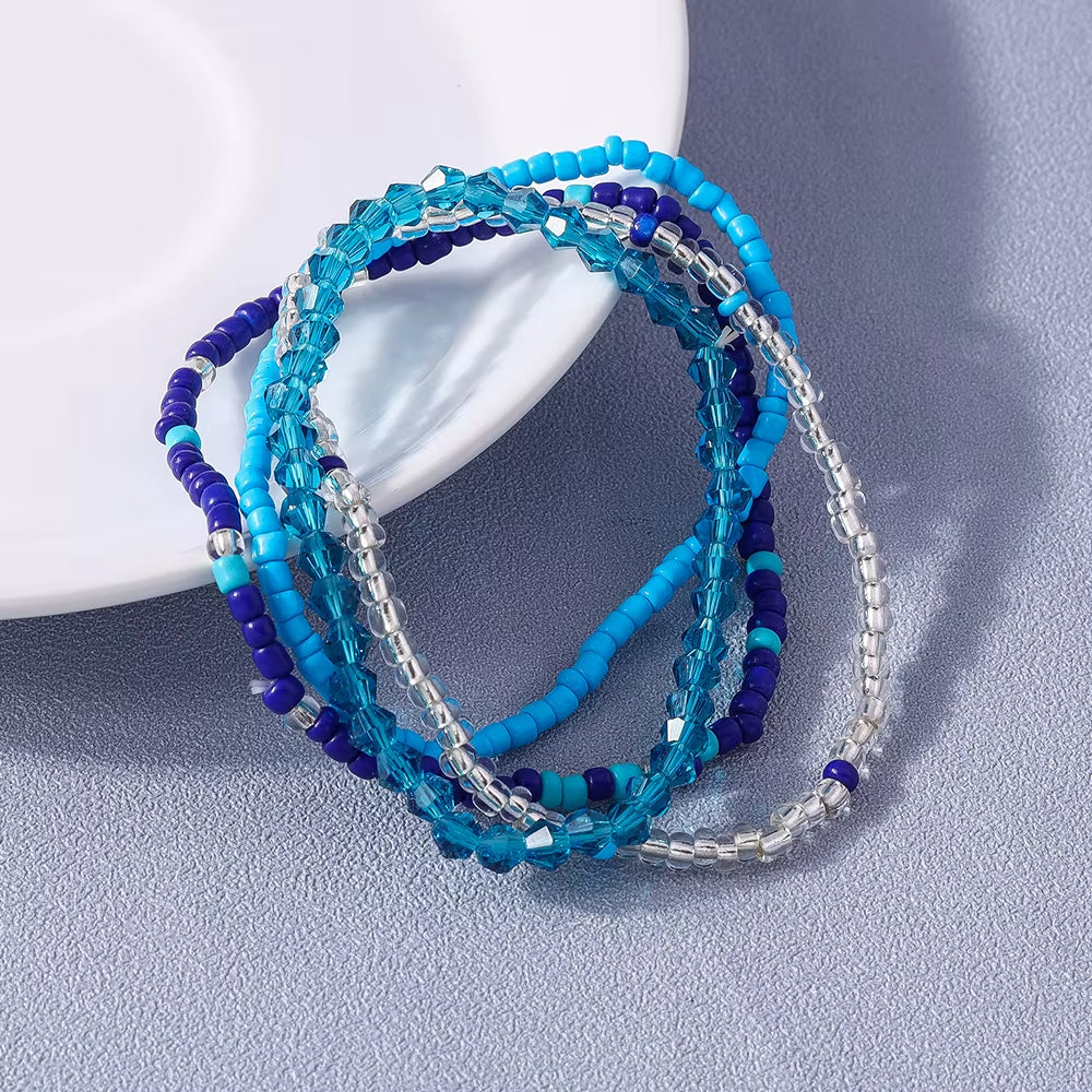 Bracelet Perle de Rocaille Ensemble de 4