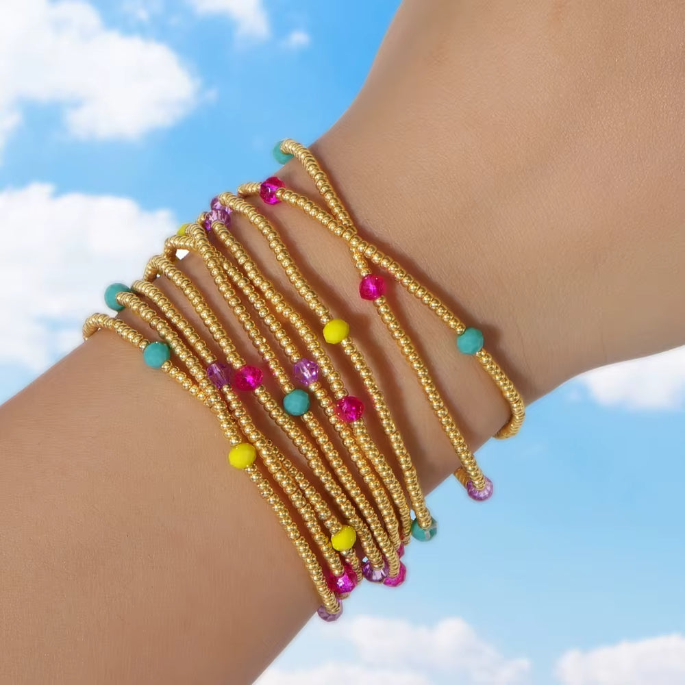 Bracelet Perle de Rocaille Ensemble de 5