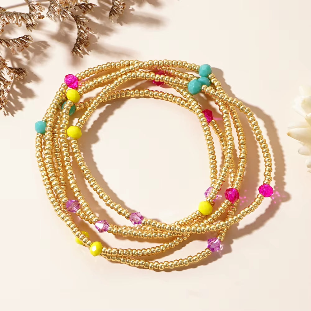 Bracelet Perle de Rocaille Ensemble de 5