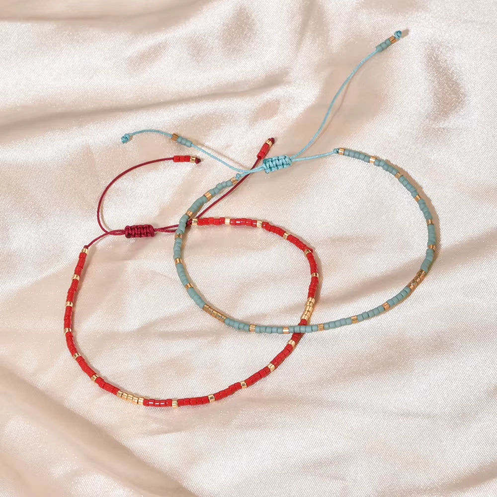 Bracelet Perle de Rocaille en Verre