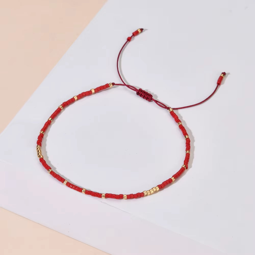 Bracelet Perle de Rocaille en Verre