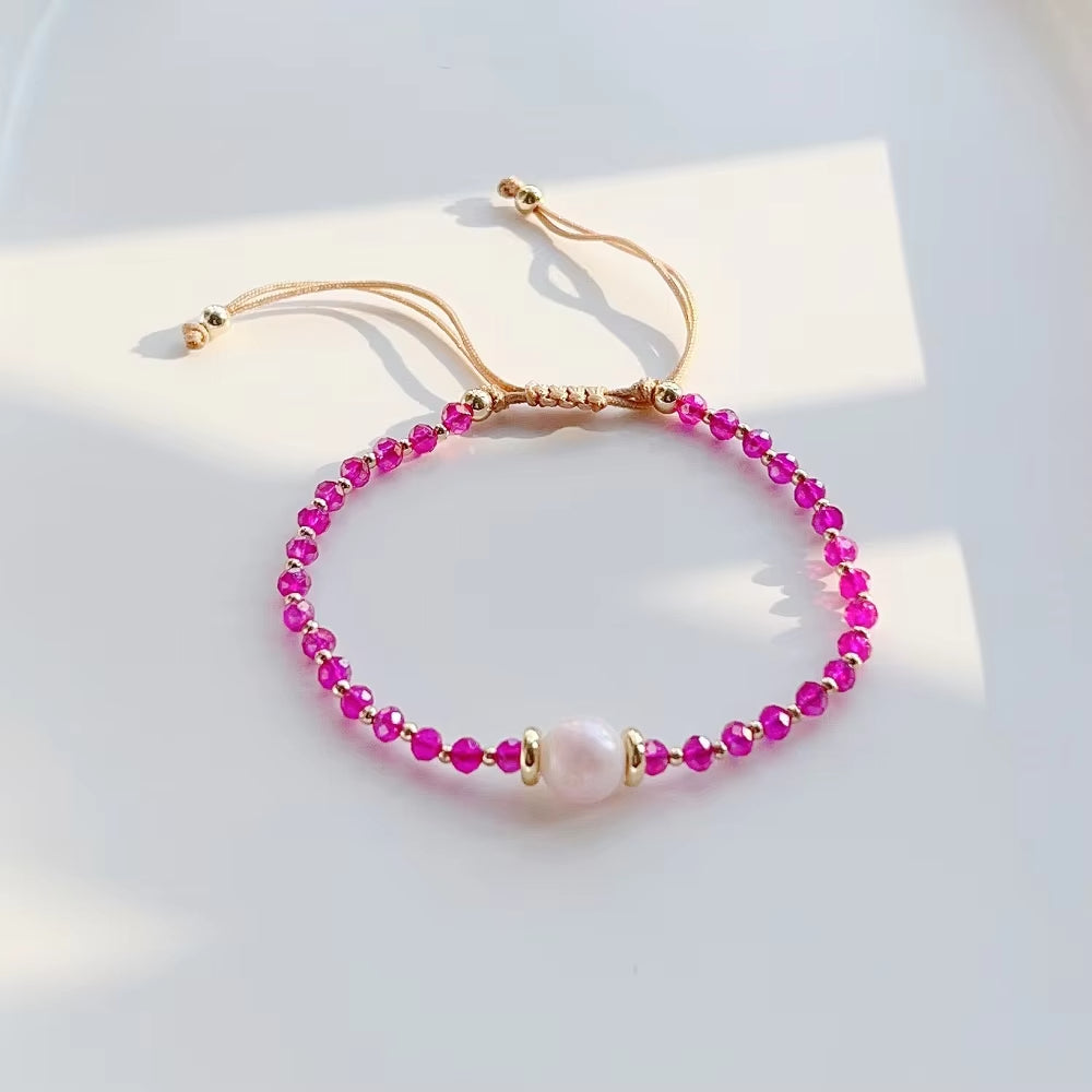 Bracelet Perles Fines Chic