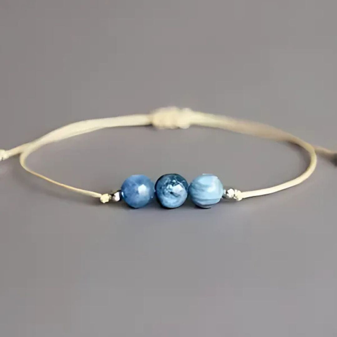Bracelet Pierre Bleue Artisanal