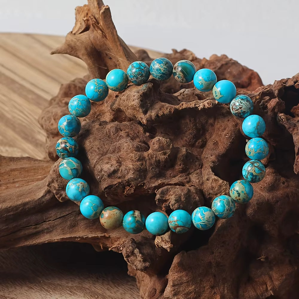 Bracelet Pierre Bleue Ensemble de 2