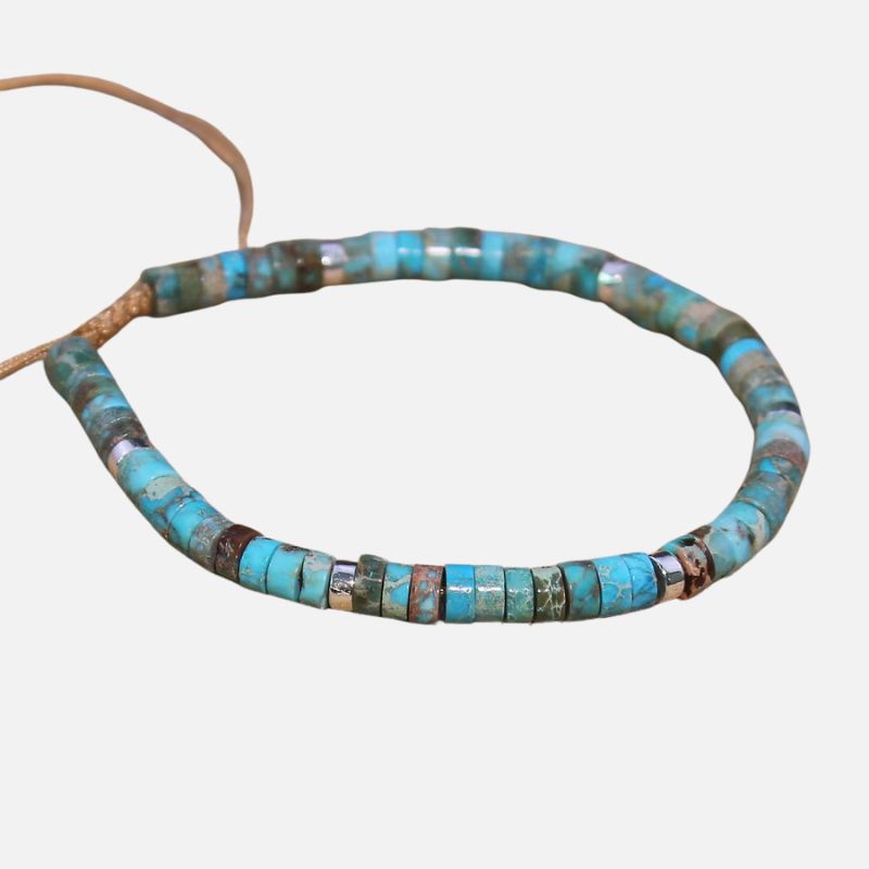 Bracelet Pierre Bleue en Turquoise