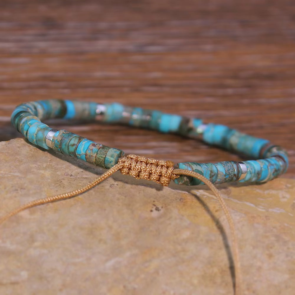 Bracelet Pierre Bleue en Turquoise