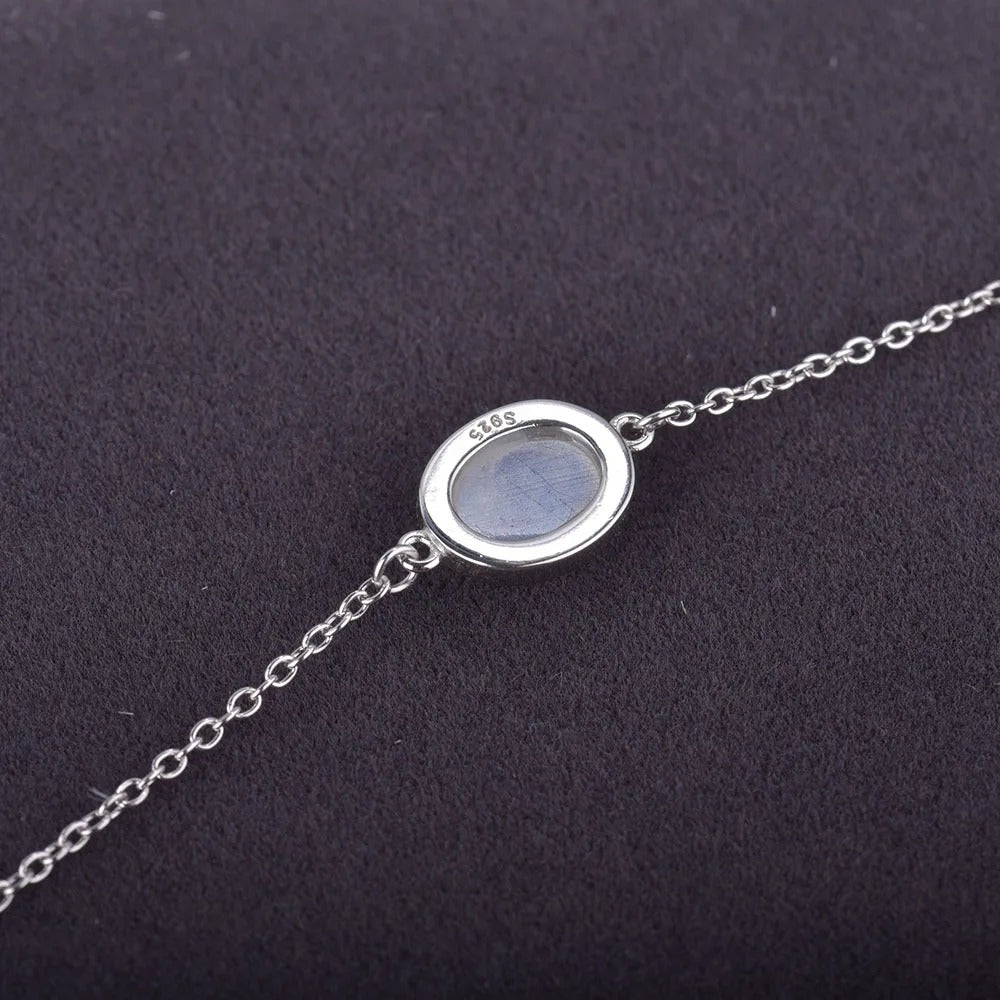 Bracelet Pierre de Lune sur Chaine