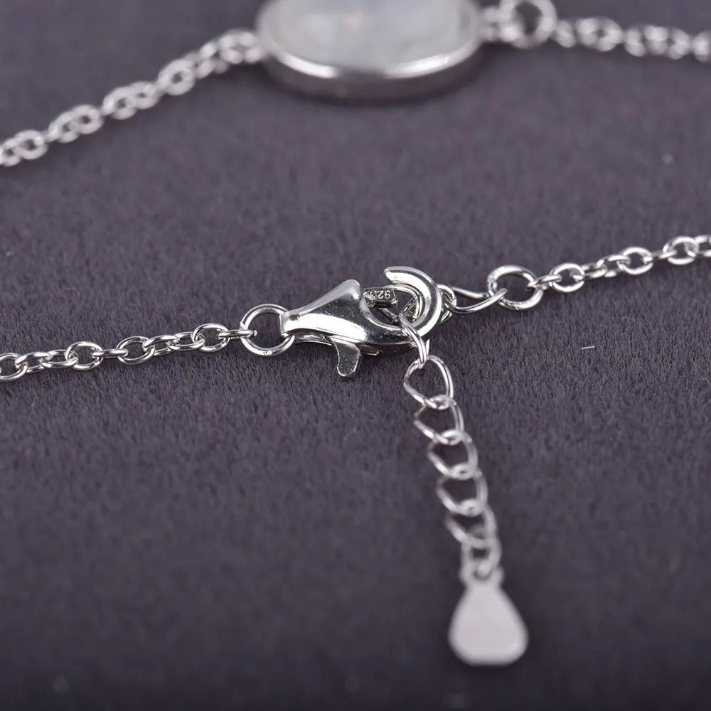Bracelet Pierre de Lune sur Chaine