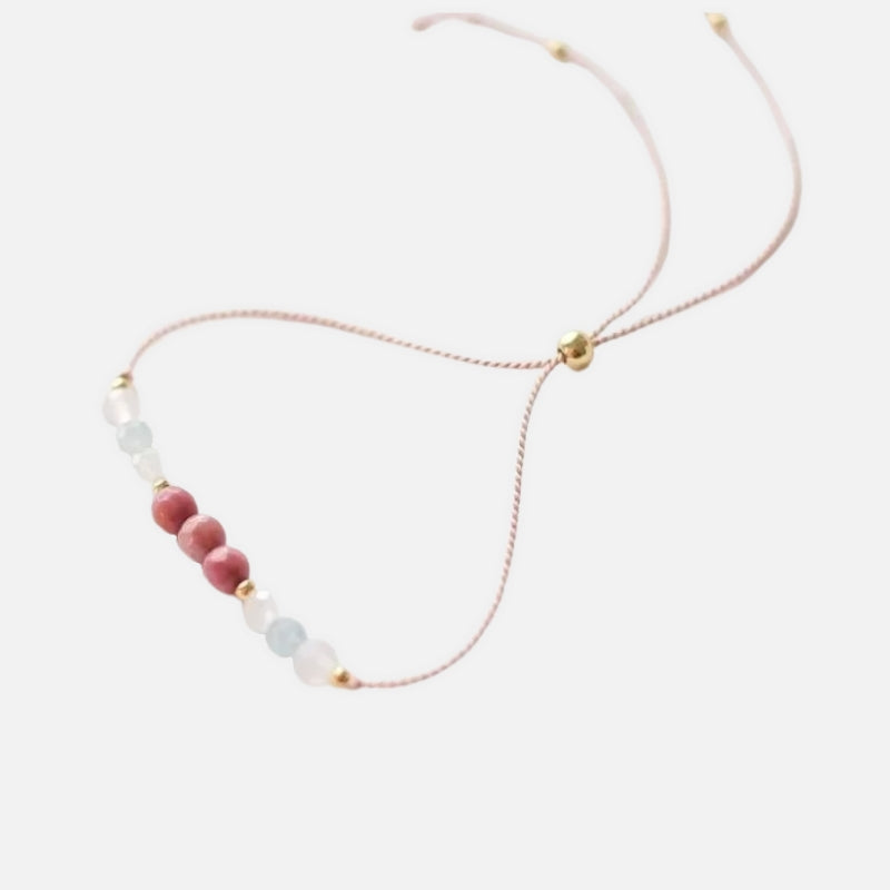 Bracelet Quartz Rose et Autres Pierres