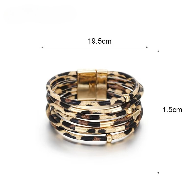 Bracelet Semainier Tendance Leopard