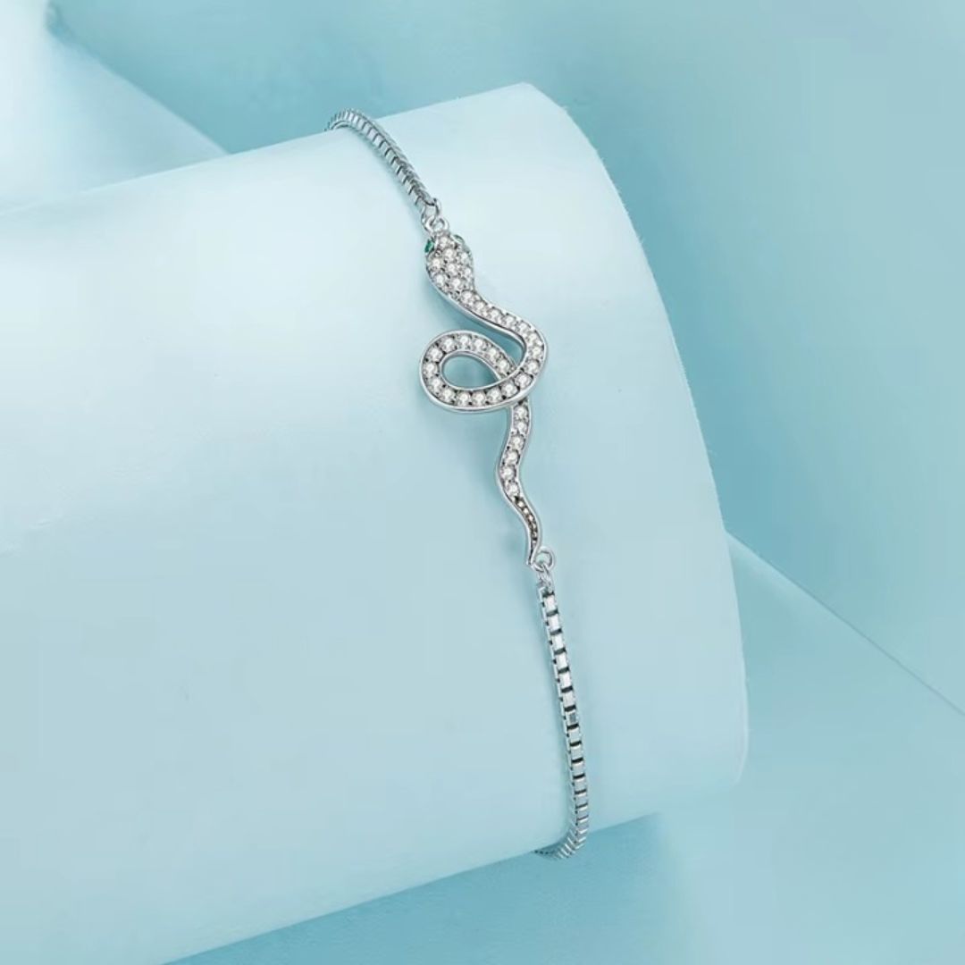 Bracelet Papillon en Argent et Zircon