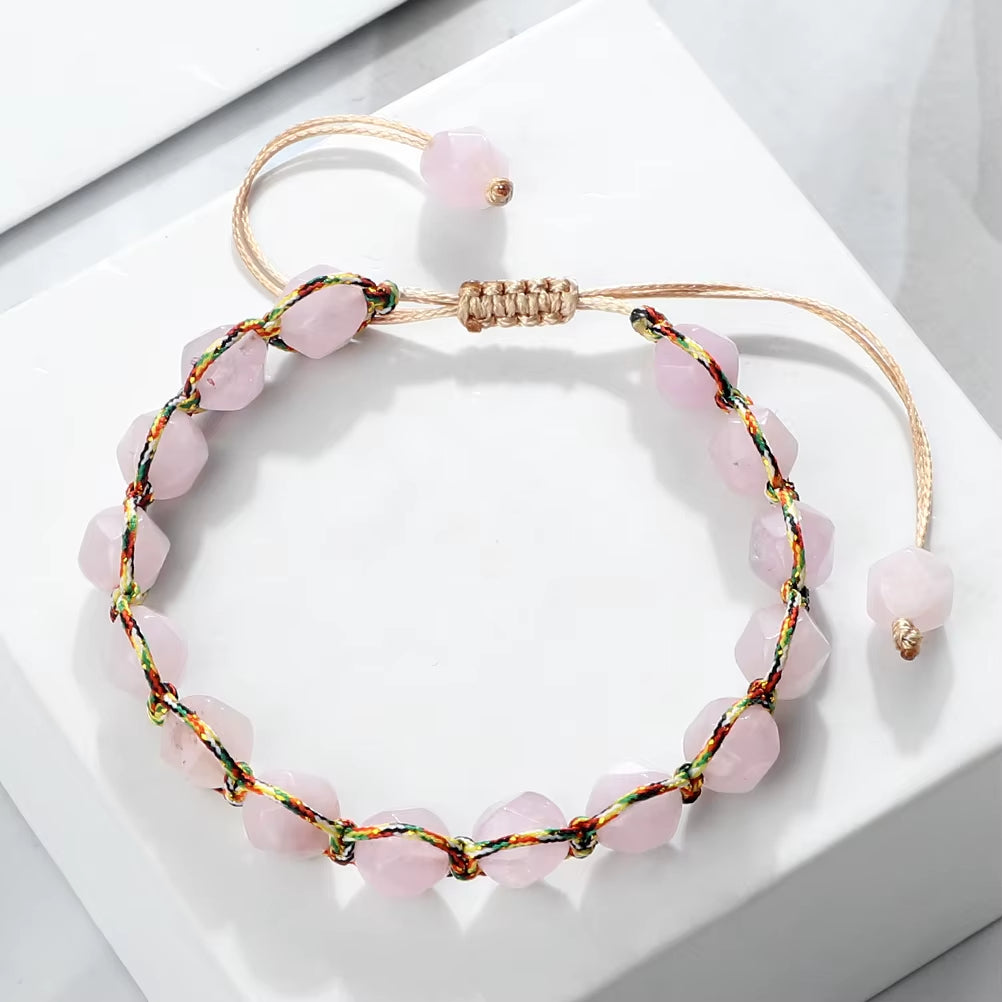 Bracelet Shamballa Bohème en Pierre Naturelle