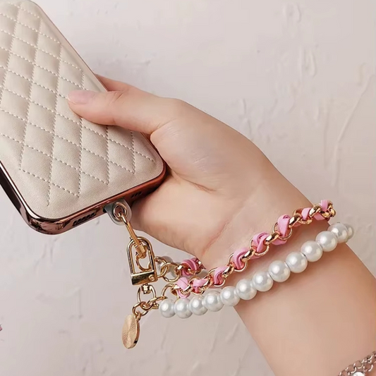 Bracelet Telephone à Breloques avec Lanière