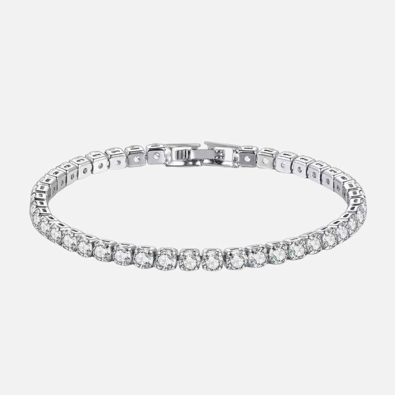 Bracelet Tennis Femme Élégance Cristalline
