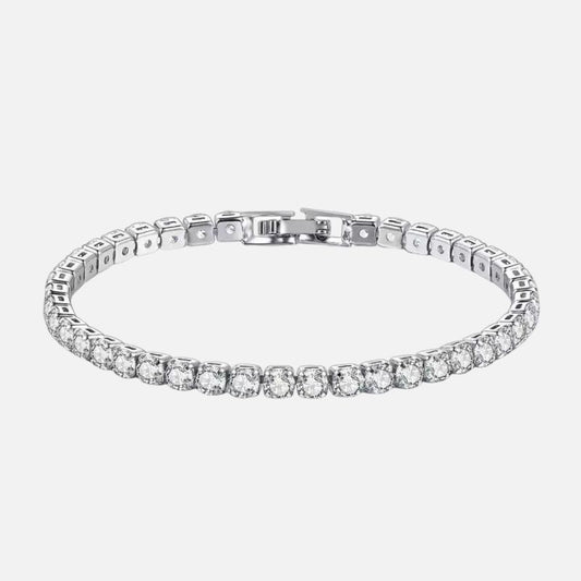 Bracelet Tennis Femme Élégance Cristalline